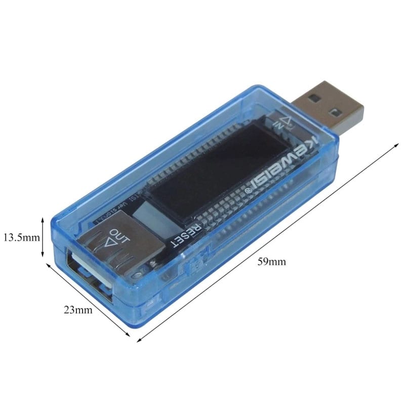Current and Voltage Meter USB Tester