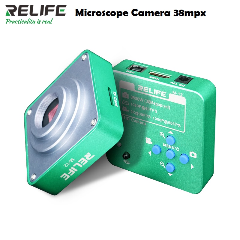RELIFE M-12 Trinocular Microscope HD Camera