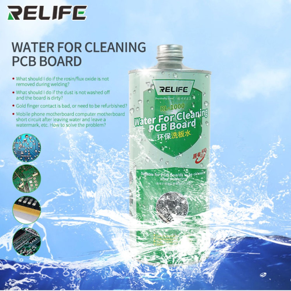 Relife RL-1000 Water IPA for Cleaning PCB Board Clean 1000ml