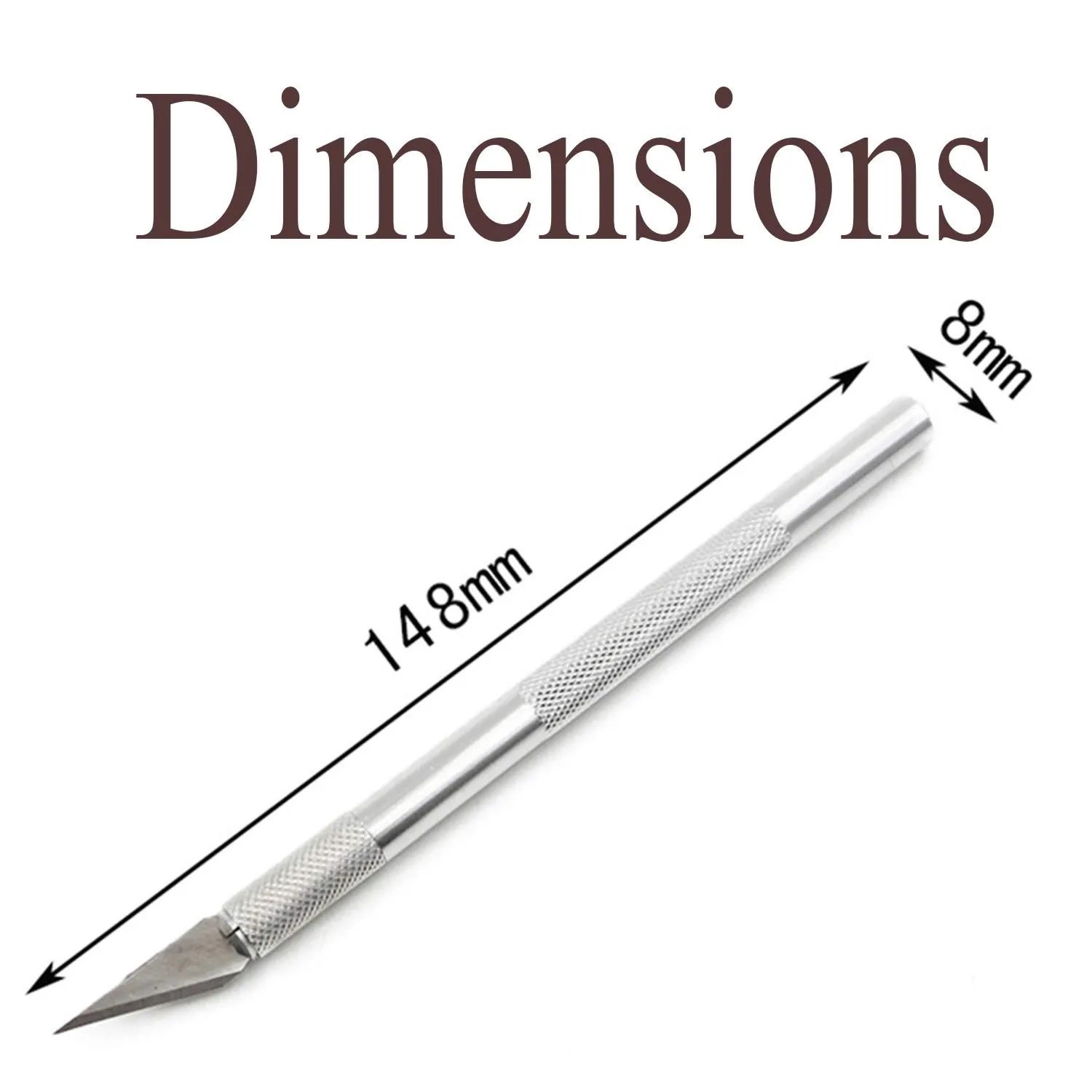 TE10 Precision Knife 1pc Handle With 5pcs Blades