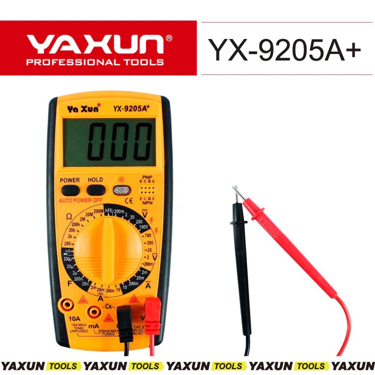 YAXUN YX9205A+ Digital Multimeter -Auto power Off