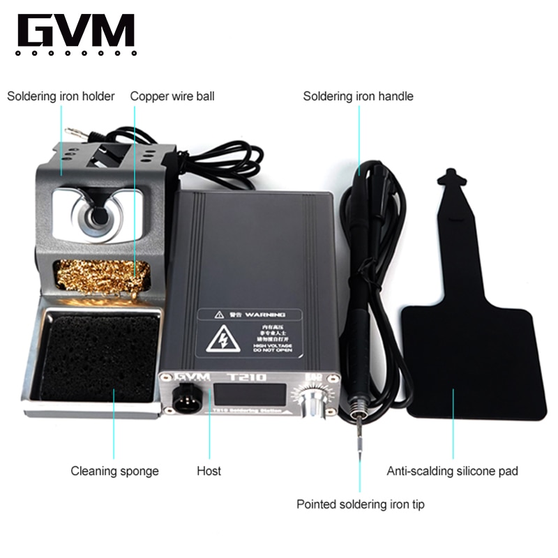GVM T210 Soldering Iron – LED Digital Display