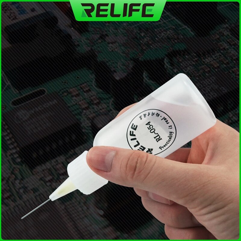 RELIFE RL-054 50ML Liquid Plastic Alcohol Empty Bottle With Needle Tip