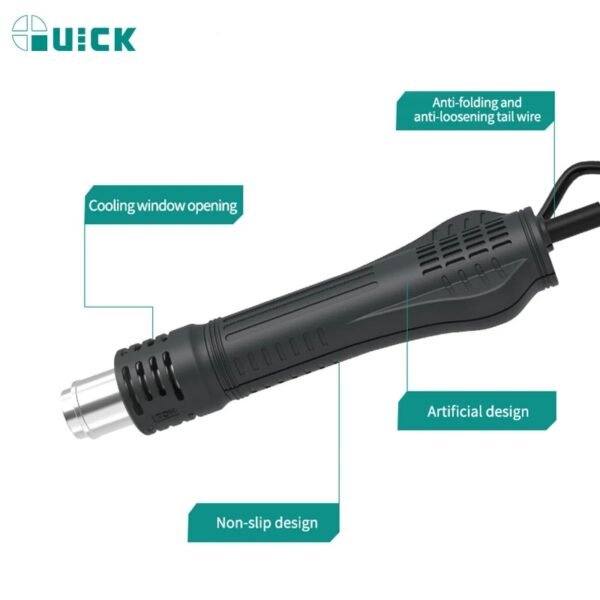 QUICK 715 2 in 1 Hot Air Gun and Soldering Iron - Image 2