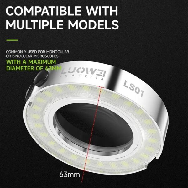 LUOWEI LW-LS01 LED MICROSCOPE LAMP