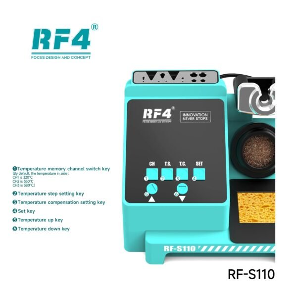 RF4 S110 Soldering Station with C210 Handle Fast Heating and Temperature Control - Image 4
