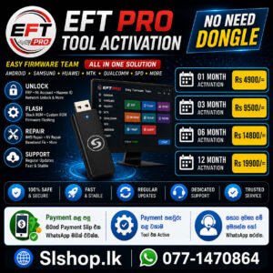 EFT Pro Tool 01/03/06/12 Month Activation – Digital License No Need Dongle