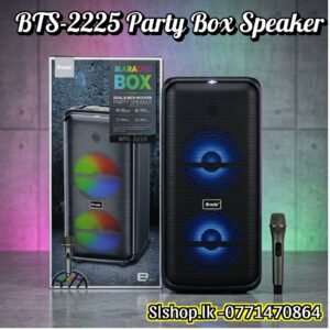 Brodu BTS-2225 Party Box Speaker - Dual 8inch Woofer